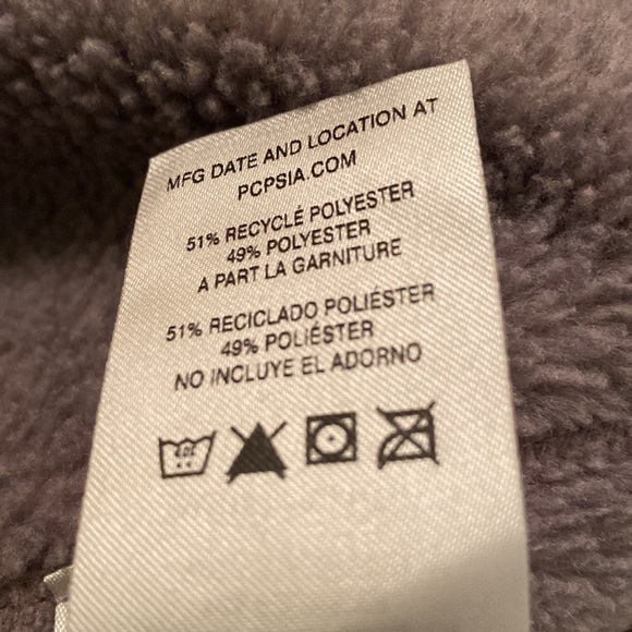 Patagonia Re-Tool Snap-T Lilac Fleece Pullover Fleece Jacket - L - Picture 12 of 15